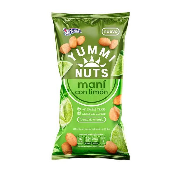 YUMMIES MANI C/LIMON Y CHILE 80 GR