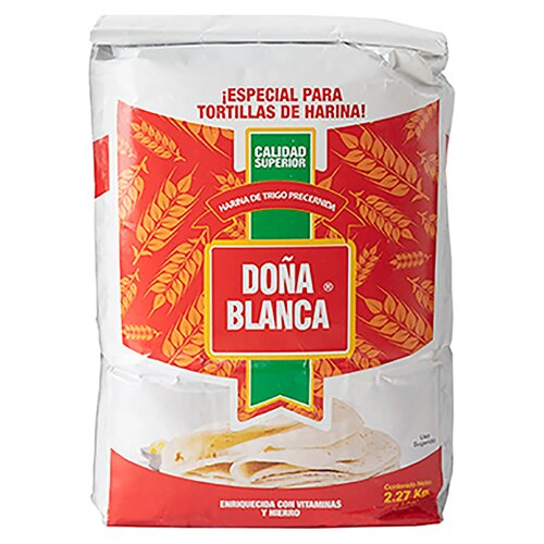 Doña blanca harina tortilla bolsa 2 lb