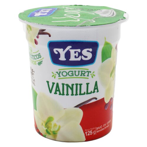 YES YOGURT VAINILLA 125 GR