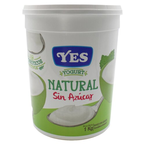 YES YOGURT NATURAL 1 KG