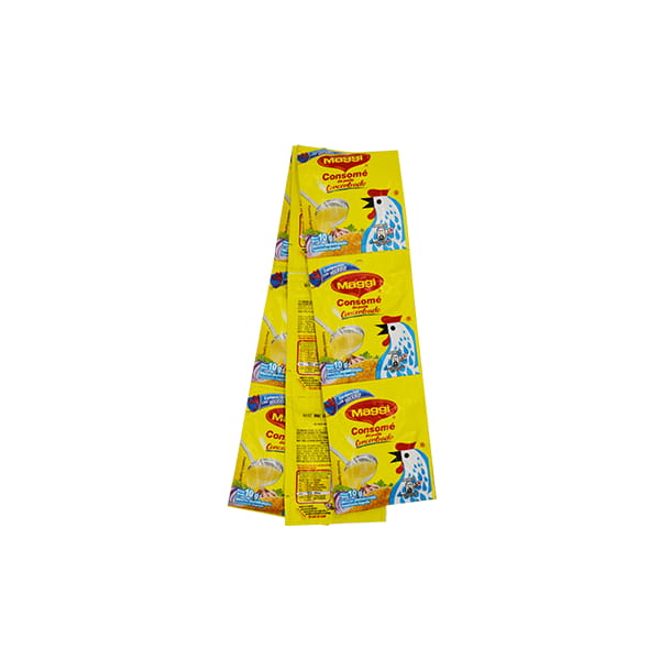 Maggi consome de pollo ristra 12 unds