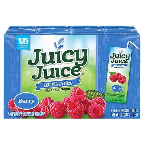 Juicy juice 100juice berry 8 pack