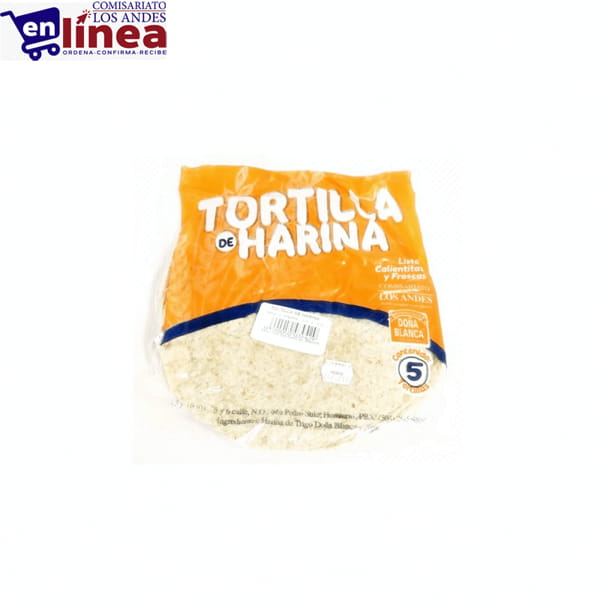 TORTILLA DE TRIGO INTEGRAL MEDIANA